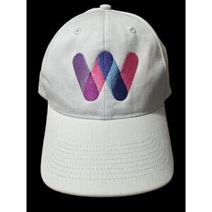 Baseball Hat Logo Letter W Off White Adjustable Pink Blue Purple Golf Sun